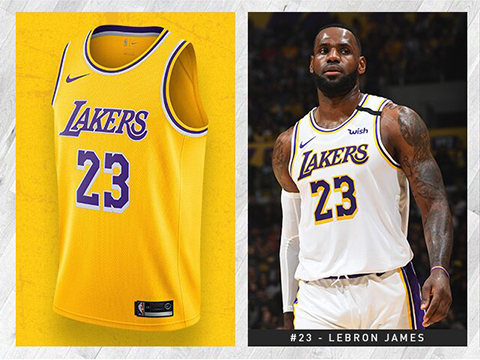 Camisetas nba Los Angeles Lakers baratas